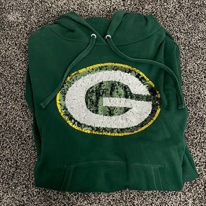 Pink Victoria secret NGL Green Bay packers hoodie